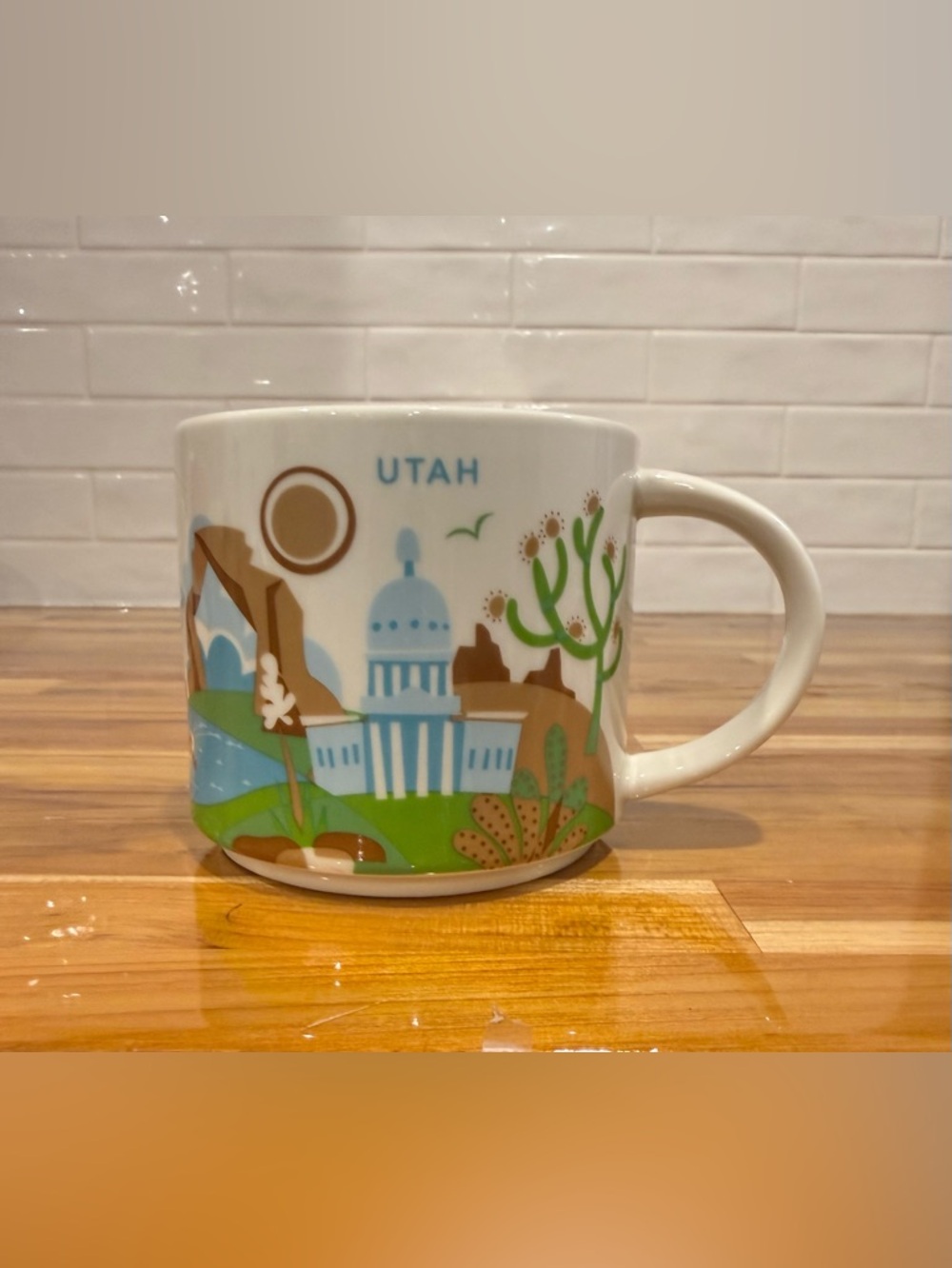 Starbucks You Are Here Collection Utah 14 oz Coffee Mug 2014